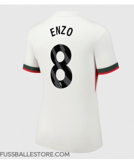 Günstige Chelsea Enzo Fernandez #8 Auswärtstrikot Damen 2025-26 Kurzarm